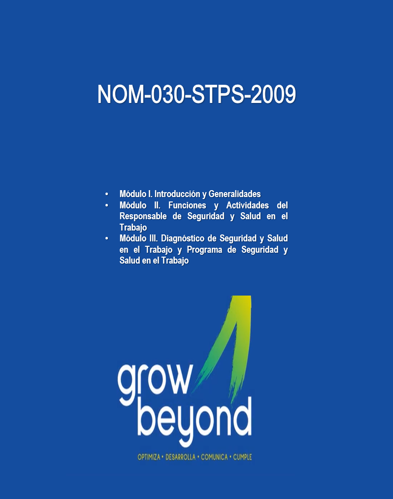 NOM-030-STPS-2009. Servicios Preventivos de Seguridad y Salud en el Trabajo - Funciones y Actividades.