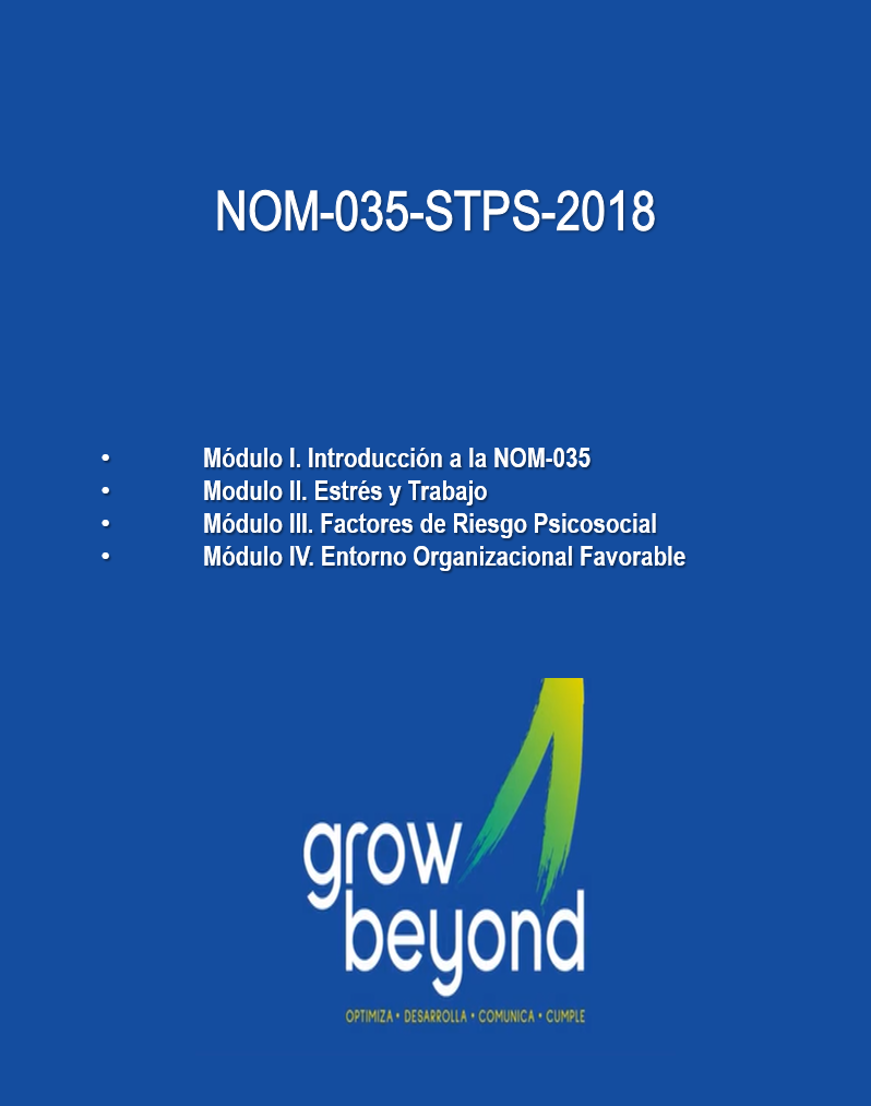 NOM-035-STPS-2018. Factores de Riesgo Psicosocial en el Trabajo - Identificación, Análisis y Prevención.