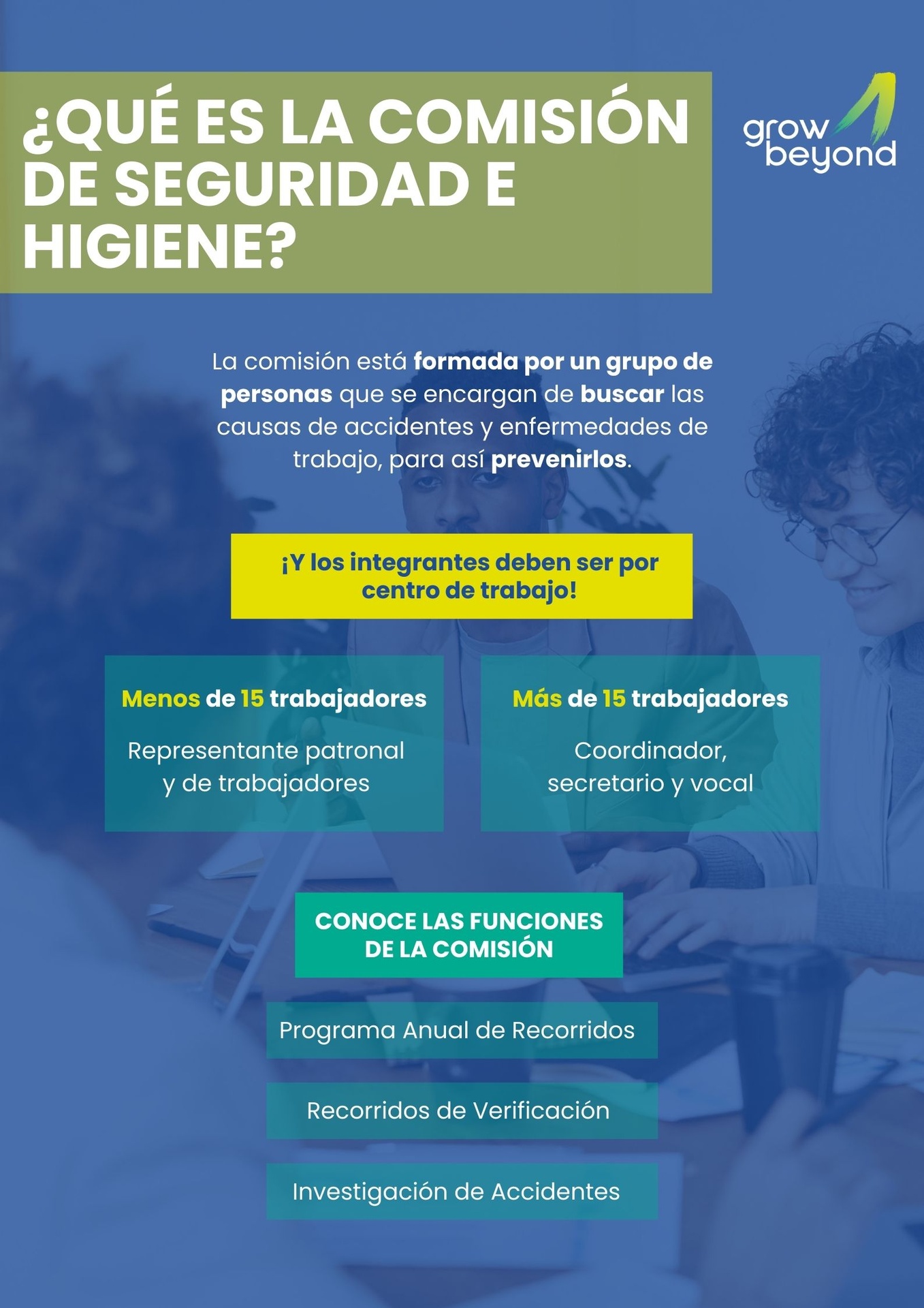 ¿Qué es la Comisión de Seguridad e Higiene?